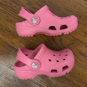 Crocs Kids Pink Clogs Size 7